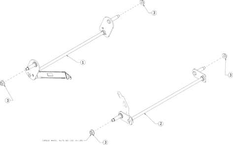 Axles Diagram and Parts List for Y650PM (11A-B1S5329)(2018) Yard Machines Lawn Mower